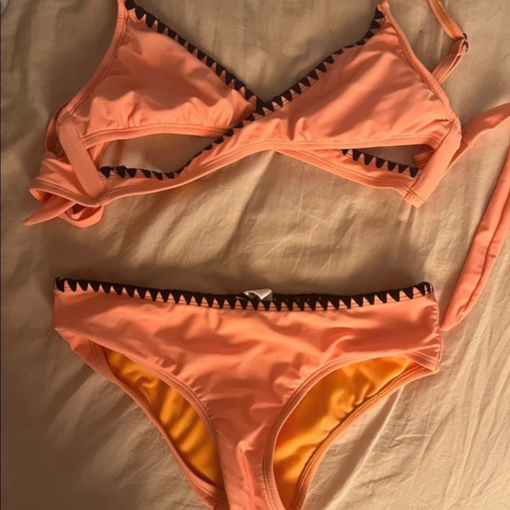 Orange bikini